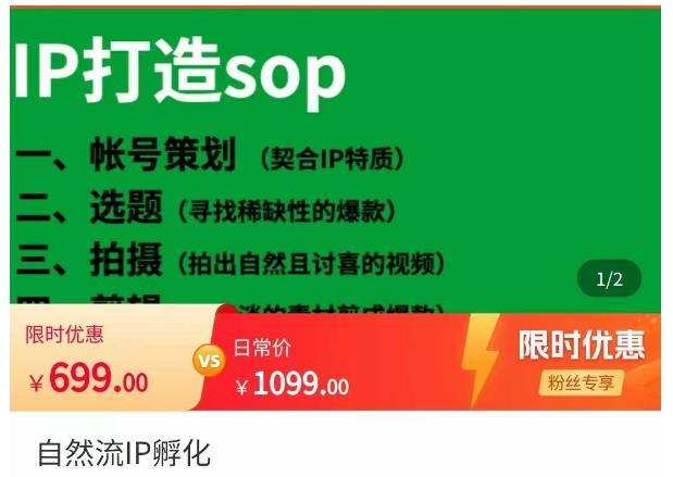瑶瑶·自然流IP孵化，系统掌握IP孵化全流程，也能学到选题，剪辑，账号运营经验-保成圈-山云人力,分享创业咨询_最新网络项目资源