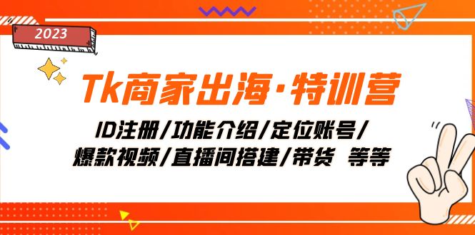（7974期）Tk商家出海·特训营：ID注册/功能介绍/定位账号/爆款视频/直播间搭建/带货.-保成圈-山云人力,分享创业咨询_最新网络项目资源