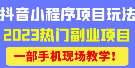 抖音小程序9.0新技巧，2023热门副业项目，动动手指轻松变现-保成圈-山云人力,分享创业咨询_最新网络项目资源