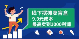（1896期）线下摆摊卖盲盒，9.9元成本最高卖到1000利润-保成圈-山云人力,分享创业咨询_最新网络项目资源