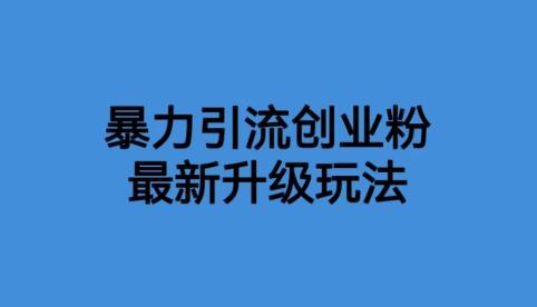 价值1980一千个野路子暴力引流最新升级玩法【揭秘】-保成圈-山云人力,分享创业咨询_最新网络项目资源