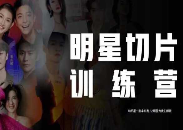 王子·明星切片线上训练营（2023），和明星一起拿红利，让明星为我们赚钱-保成圈-山云人力,分享创业咨询_最新网络项目资源