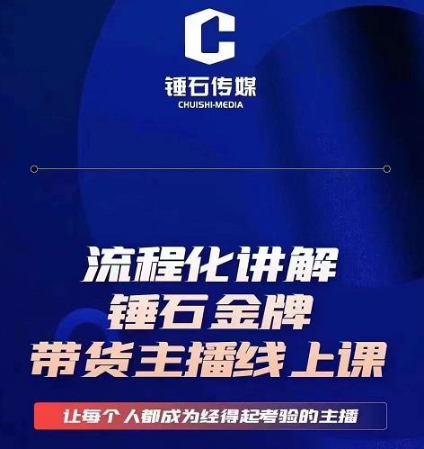 锤石传媒婉婉·金牌带货主播线上课，流程化讲解，打造金牌带货主播-保成圈-山云人力,分享创业咨询_最新网络项目资源