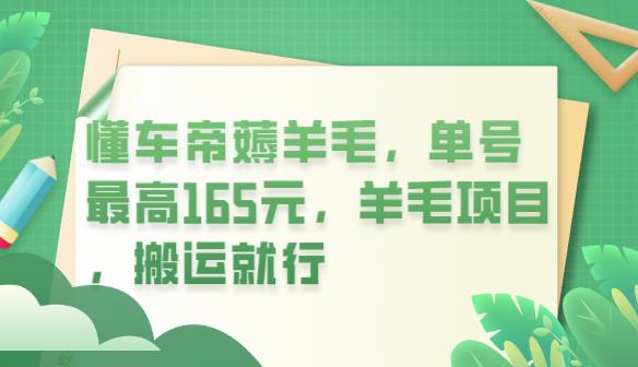 懂车帝薅羊毛，单号最高165元，羊毛项目，搬运就行【揭秘】-保成圈-山云人力,分享创业咨询_最新网络项目资源