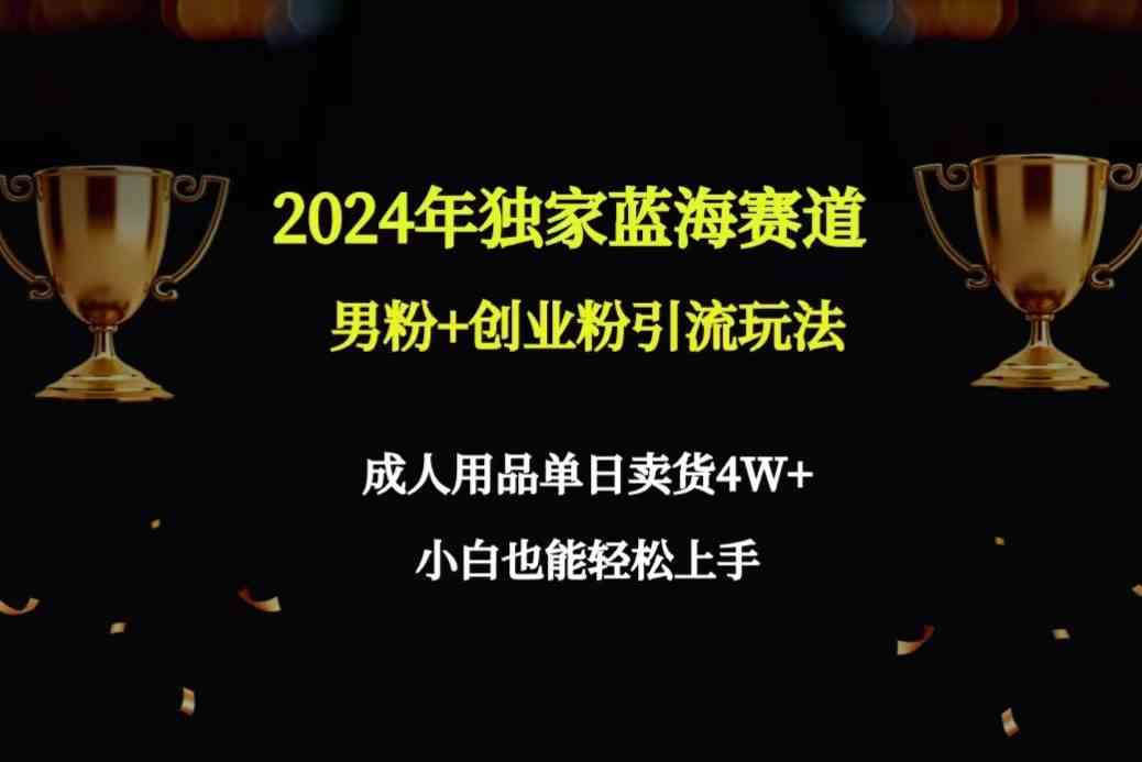 （9111期）2024年独家蓝海赛道男粉+创业粉引流玩法，成人用品单日卖货4W+保姆教程-保成圈-山云人力,分享创业咨询_最新网络项目资源
