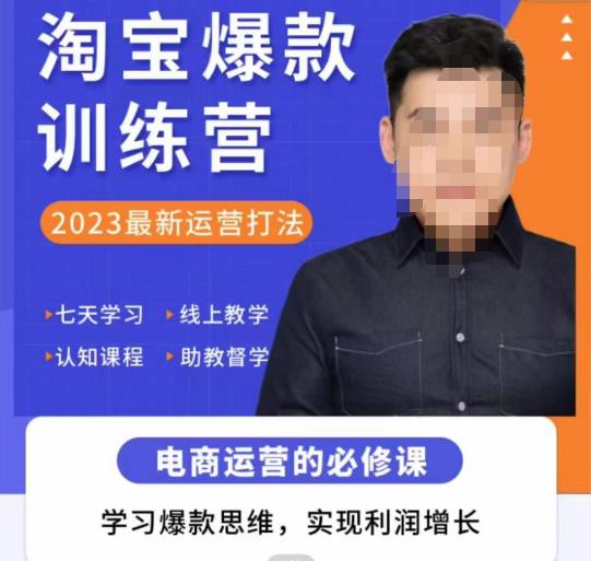 爱上黄昏·淘宝爆款训练营，2023最新运营打法，学习爆款思维，实现利润增长-保成圈-山云人力,分享创业咨询_最新网络项目资源