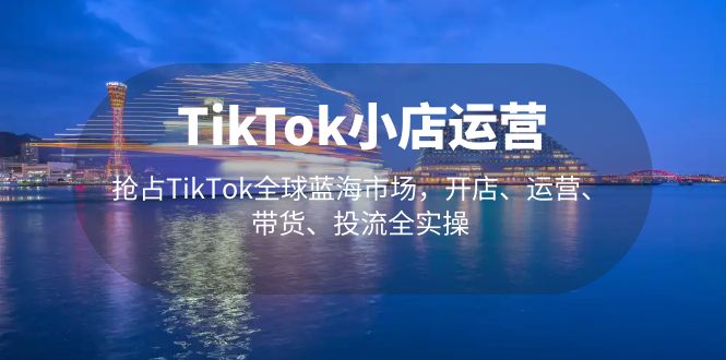 （5200期）TikTok小店运营 抢占TikTok全球蓝海市场，开店、运营、带货、投流全实操-保成圈-山云人力,分享创业咨询_最新网络项目资源