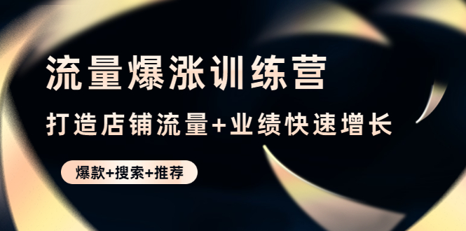 （4487期）流量爆涨训练营：打造店铺流量+业绩快速增长 (爆款+搜索+推荐)-保成圈-山云人力,分享创业咨询_最新网络项目资源