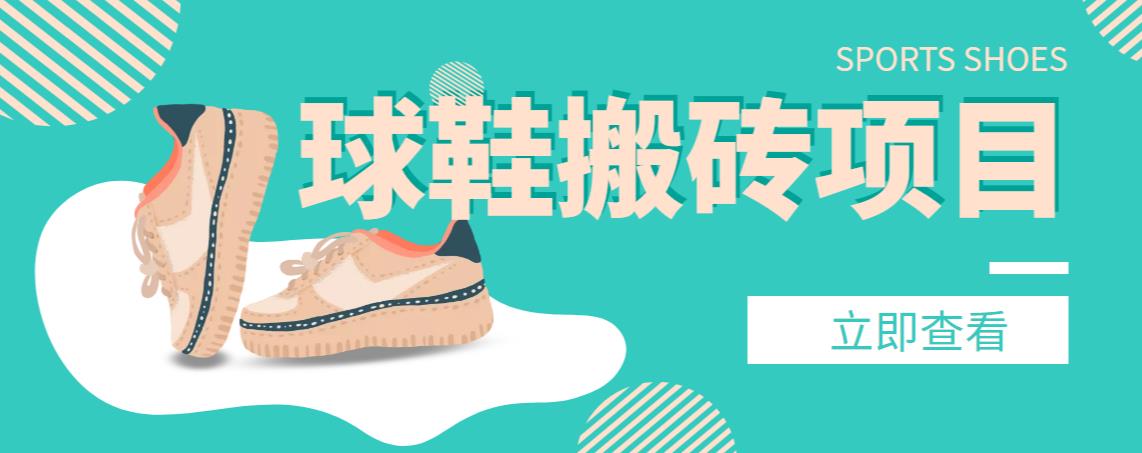【搬砖必备】外面收费998的球鞋搬砖项目，月入轻松5000+的项目案例解析-保成圈-山云人力,分享创业咨询_最新网络项目资源