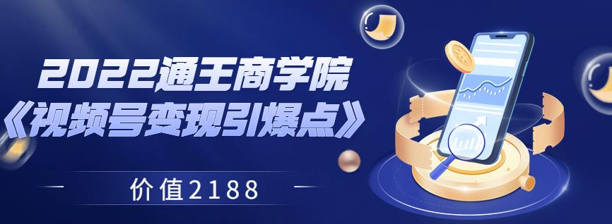 2022通王商学院《视频号变现引爆点》价值2188-保成圈-山云人力,分享创业咨询_最新网络项目资源