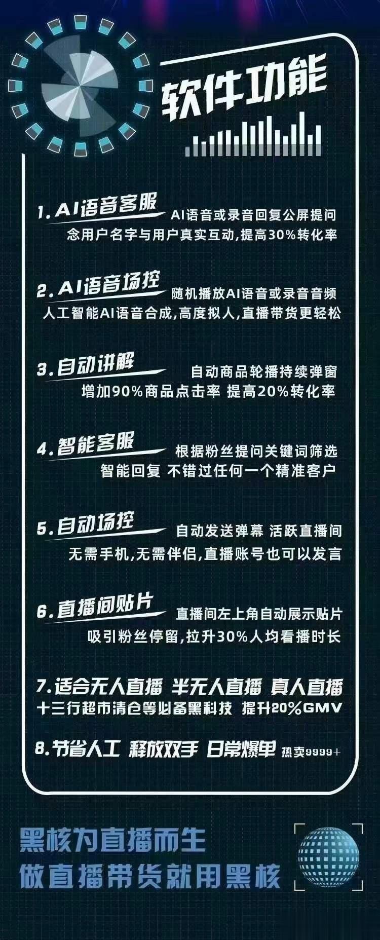图片[3]-（4733期）【高端精品】外面收费998的黑核AI爆单助手，直播场控必备【永久版脚本】-保成圈-山云人力,分享创业咨询_最新网络项目资源