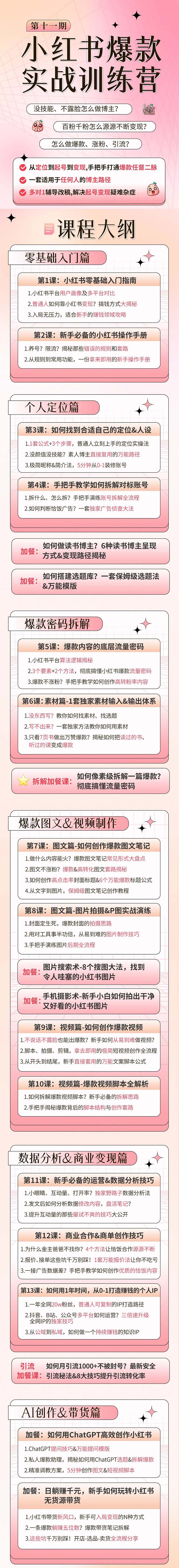 图片[2]-（7424期）小红书博主爆款实操营·第11期：从0-1打造赚钱IP，日躺赚千元，9月完结新课-保成圈-山云人力,分享创业咨询_最新网络项目资源