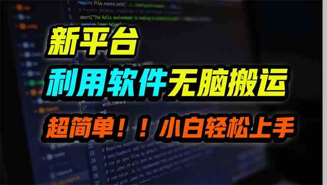 （9745期）新平台用软件无脑搬运，月赚10000+，小白也能轻松上手-保成圈-山云人力,分享创业咨询_最新网络项目资源