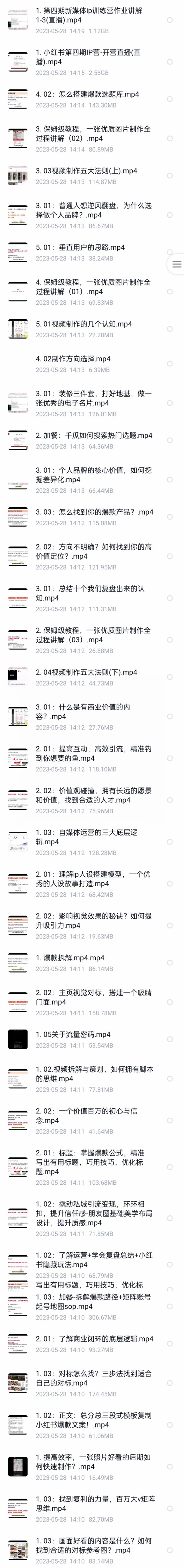图片[2]-（7413期）自媒体-成长IP训练营【第4期】：带你从0到1跑通小红书-闭环（39节）-保成圈-山云人力,分享创业咨询_最新网络项目资源