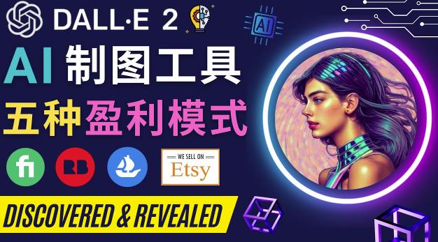 利用Ai绘图工具DALL E 2赚钱的5种途径DALL E 2的注册流程和使用方-保成圈-山云人力,分享创业咨询_最新网络项目资源
