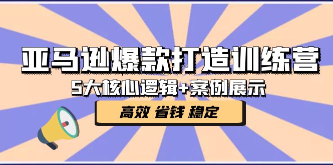 （5107期）亚马逊爆款打造训练营：5大核心逻辑+案例展示 打造爆款链接 高效 省钱 稳定-保成圈-山云人力,分享创业咨询_最新网络项目资源