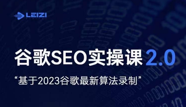 雷子·谷歌SEO 2.0实战课，独立站询盘自由必备，基于2023谷歌最新算法录制-保成圈-山云人力,分享创业咨询_最新网络项目资源
