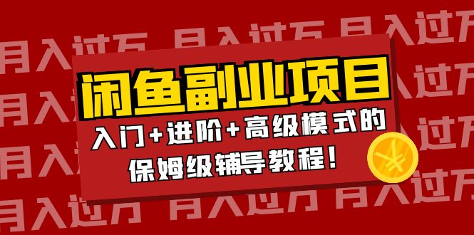 （3879期）月入过万闲鱼副业项目：入门+进阶+高级模式的保姆级辅导教程！-保成圈-山云人力,分享创业咨询_最新网络项目资源