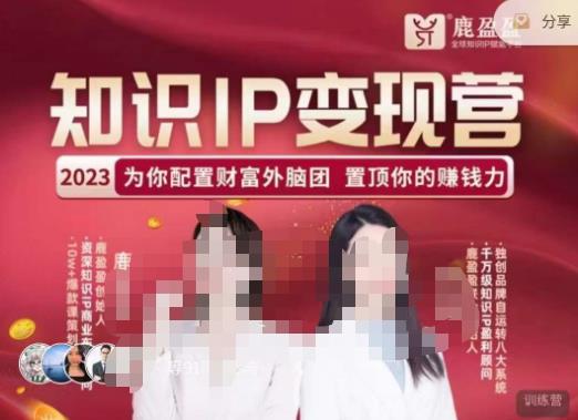 鹿盈盈-知识IP变现实操营，​普通人可复制的知识产品落地实操课，​带你打通知识IP变现底层逻辑-保成圈-山云人力,分享创业咨询_最新网络项目资源