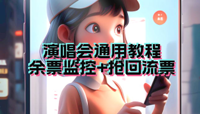 （7007期）演唱会通用_余票监控+抢回流票（教程+软件）-保成圈-山云人力,分享创业咨询_最新网络项目资源