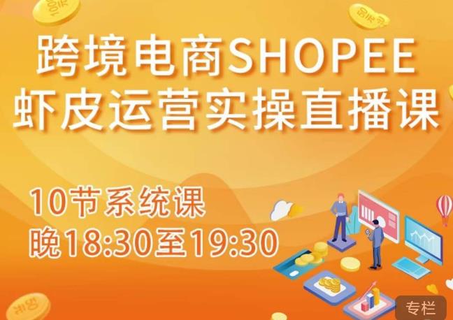 跨境电商Shopee虾皮运营实操直播课，从零开始学，入门到精通（10节系统课）-保成圈-山云人力,分享创业咨询_最新网络项目资源