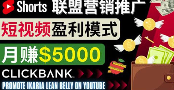 通过Youtube Shorts推广联盟营销商品，月赚5000美元方法和技巧-保成圈-山云人力,分享创业咨询_最新网络项目资源