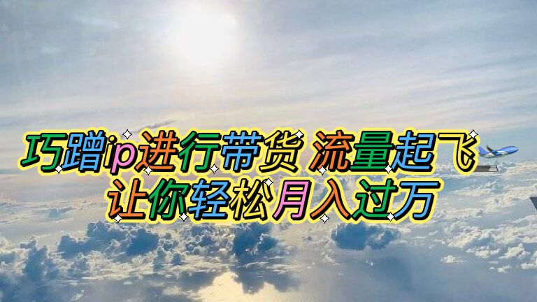 （6014期）巧蹭ip进行带货，流量起飞，让你轻松月入过万【脚本+素材】-保成圈-山云人力,分享创业咨询_最新网络项目资源