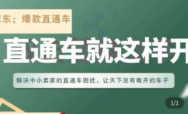 冠东·淘系直通车保姆级教程，全面讲解直通车就那么简单-保成圈-山云人力,分享创业咨询_最新网络项目资源