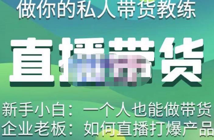硬核传媒·直播带货（私人教练），实操实战教学，通俗易懂，学完后新手小白一个人也能做带货-保成圈-山云人力,分享创业咨询_最新网络项目资源