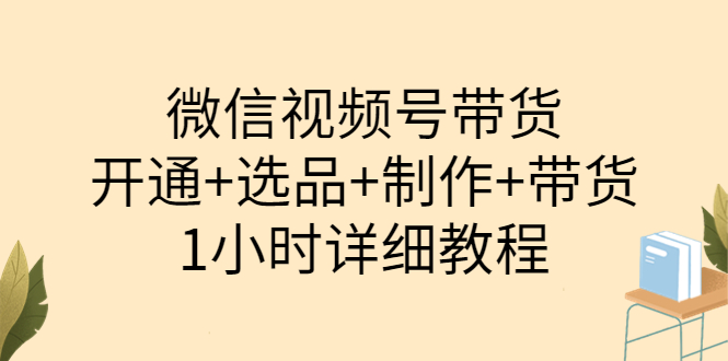 （3515期）陈奶爸·微信视频号带货：开通+选品+制作+带货（1小时详细教程）-保成圈-山云人力,分享创业咨询_最新网络项目资源