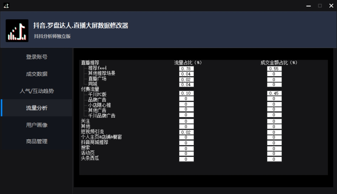 图片[5]-（3764期）【抖音必备】抖抖分析师–某音直播大屏修改器 “大佬”神器【脚本+教程】-保成圈-山云人力,分享创业咨询_最新网络项目资源