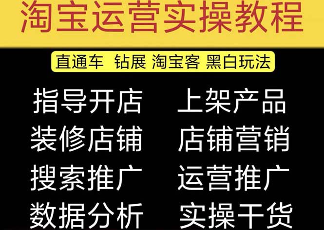 （5079期）2023淘宝开店教程0基础到高级全套视频网店电商运营培训教学课程（2月更新）-保成圈-山云人力,分享创业咨询_最新网络项目资源