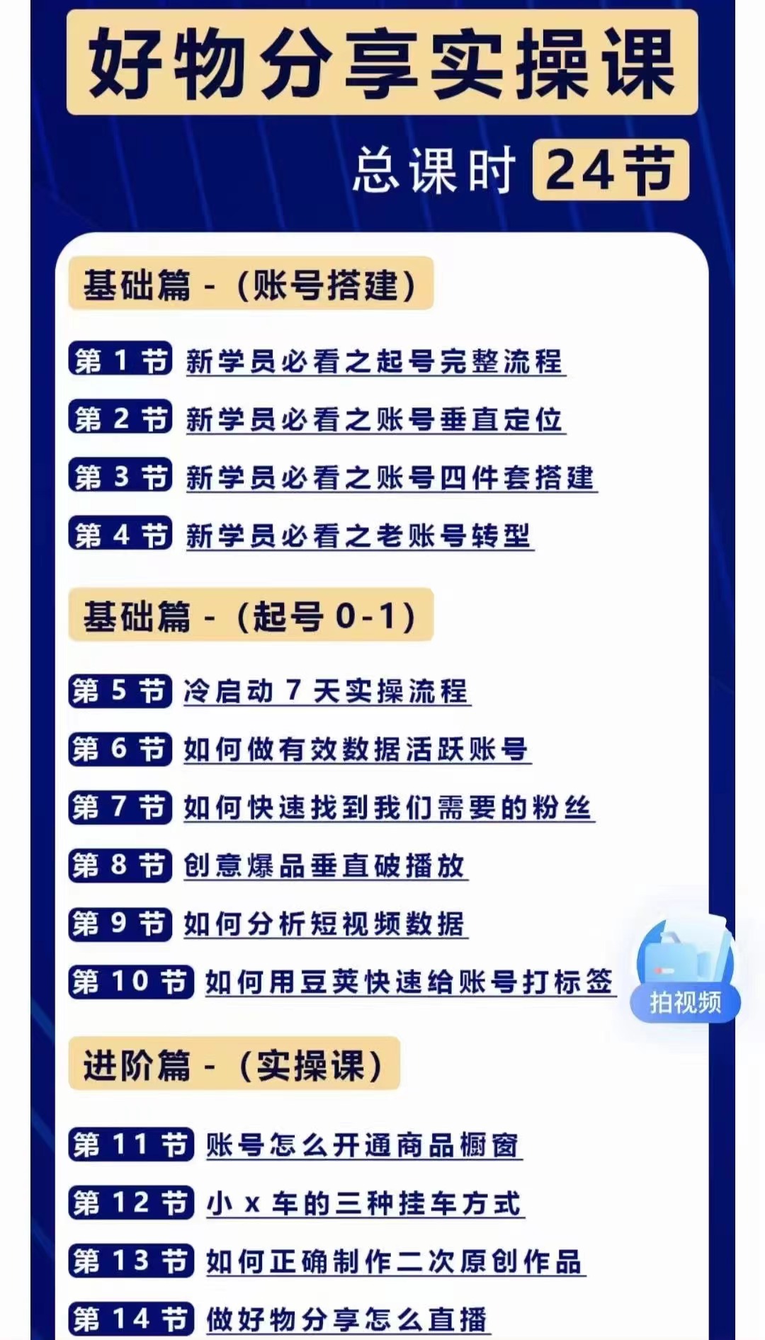 图片[2]-（4178期）好物分享高阶实操课：0基础一部手机做好好物分享带货（24节课）-保成圈-山云人力,分享创业咨询_最新网络项目资源