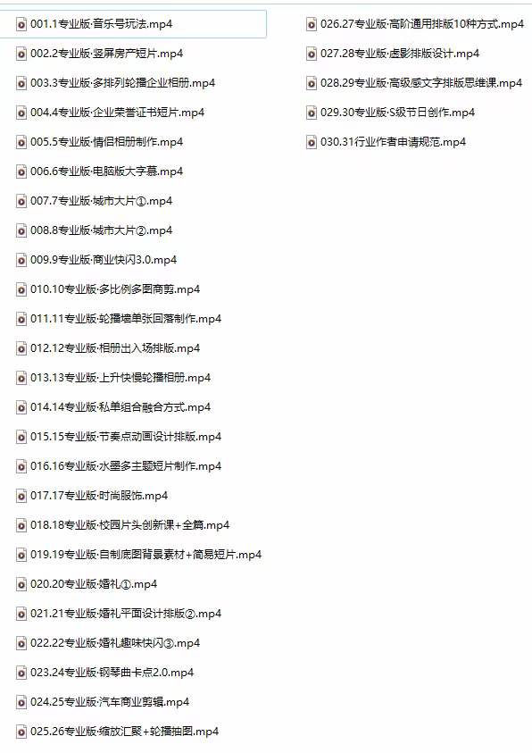 图片[2]-（7663期）全能剪辑-创作人 剪映专业版实战系统训练营  课程+安装包＋素材！-保成圈-山云人力,分享创业咨询_最新网络项目资源