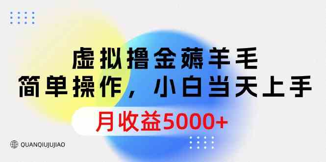 （9864期）虚拟撸金薅羊毛，简单操作，小白当天上手，月收益5000+-保成圈-山云人力,分享创业咨询_最新网络项目资源
