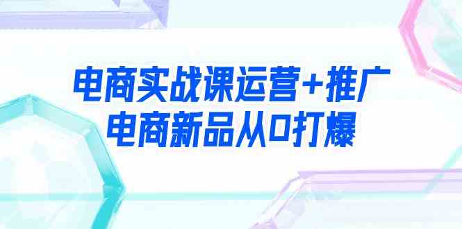 （9313期）电商实战课运营+推广，电商新品从0打爆（99节视频课）-保成圈-山云人力,分享创业咨询_最新网络项目资源