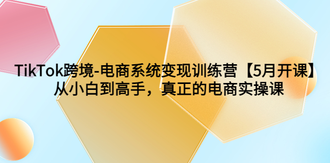 （6058期）TikTok跨境-电商系统变现训练营【5月新课】从小白到高手，真正的电商实操课-保成圈-山云人力,分享创业咨询_最新网络项目资源