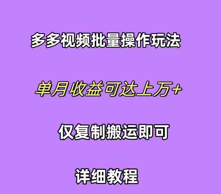 （10029期）拼多多视频带货快速过爆款选品教程 每天轻轻松松赚取三位数佣金 小白必…-保成圈-山云人力,分享创业咨询_最新网络项目资源
