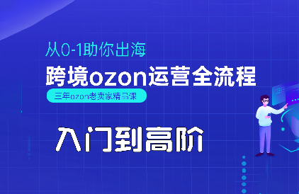 悟空跨境·OZON入门到高阶全流程-保成圈-山云人力,分享创业咨询_最新网络项目资源