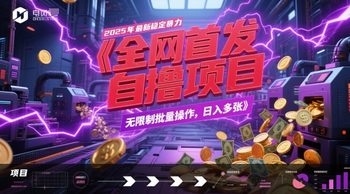 全网首发，2025年最新稳定暴力全自动自撸项目，无限制批量操作，日入多张【揭秘】-保成圈-山云人力,分享创业咨询_最新网络项目资源