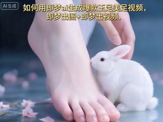 如何用即梦ai生成爆款玉足美足视频，即梦出图+即梦出视频，快速涨粉-保成圈-山云人力,分享创业咨询_最新网络项目资源