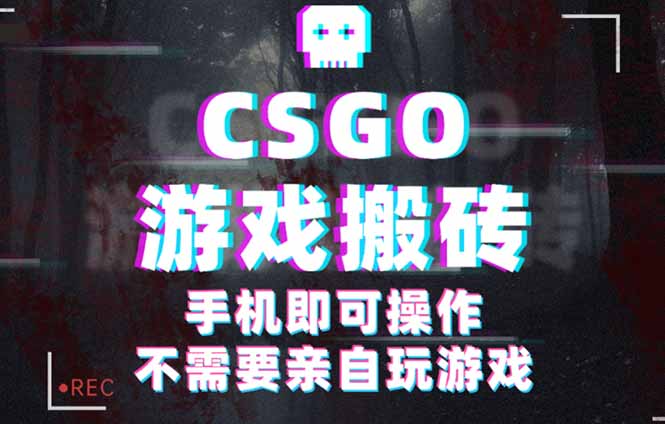 CSGO游戏挂机捡漏，单日扫货500+，年底小高峰上车可吃肉，手机即可操作…-保成圈-山云人力,分享创业咨询_最新网络项目资源