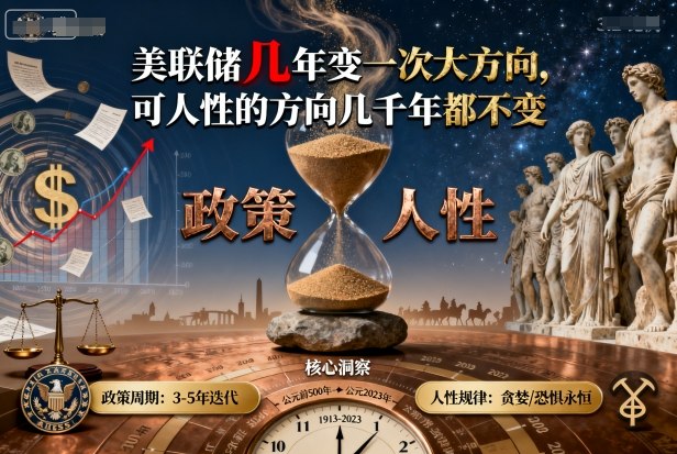 付费文章：美联储几年变一次大方向，可人性的方向几千年都不变-保成圈-山云人力,分享创业咨询_最新网络项目资源