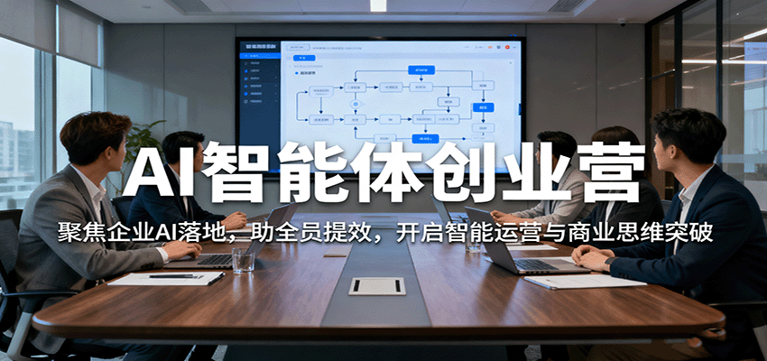 AI智能体创业营：聚焦企业AI落地，助全员提效，开启智能运营与商业思维突破-保成圈-山云人力,分享创业咨询_最新网络项目资源