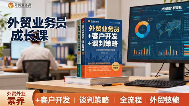 外贸业务员成长课：职业素养+客户开发+谈判策略、掌握全流程外贸技能-保成圈-山云人力,分享创业咨询_最新网络项目资源