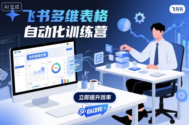 飞书多维表格自动化训练营，手把手教你告别重复处理，用多维表格开启高效办公新模式-保成圈-山云人力,分享创业咨询_最新网络项目资源