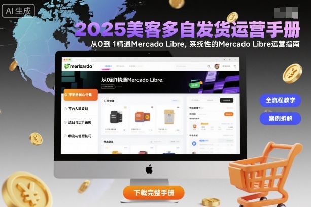 2025美客多自发货运营手册：从0到1精通Mercado Libre，系统性的Mercado Libre运营指南-保成圈-山云人力,分享创业咨询_最新网络项目资源