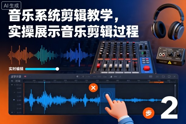 音乐系统剪辑教学，实操展示音乐剪辑过程-保成圈-山云人力,分享创业咨询_最新网络项目资源