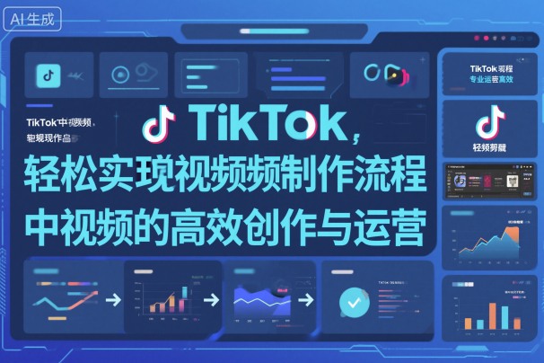 TikTok中视频制做流程，轻松实现Tk中视频的高效创作与运营-保成圈-山云人力,分享创业咨询_最新网络项目资源