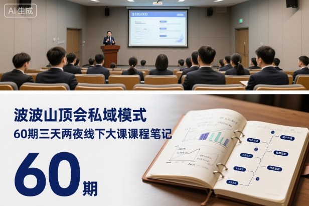 波波山顶会私域模式60期三天两夜线下大课课程笔记(文档)-保成圈-山云人力,分享创业咨询_最新网络项目资源